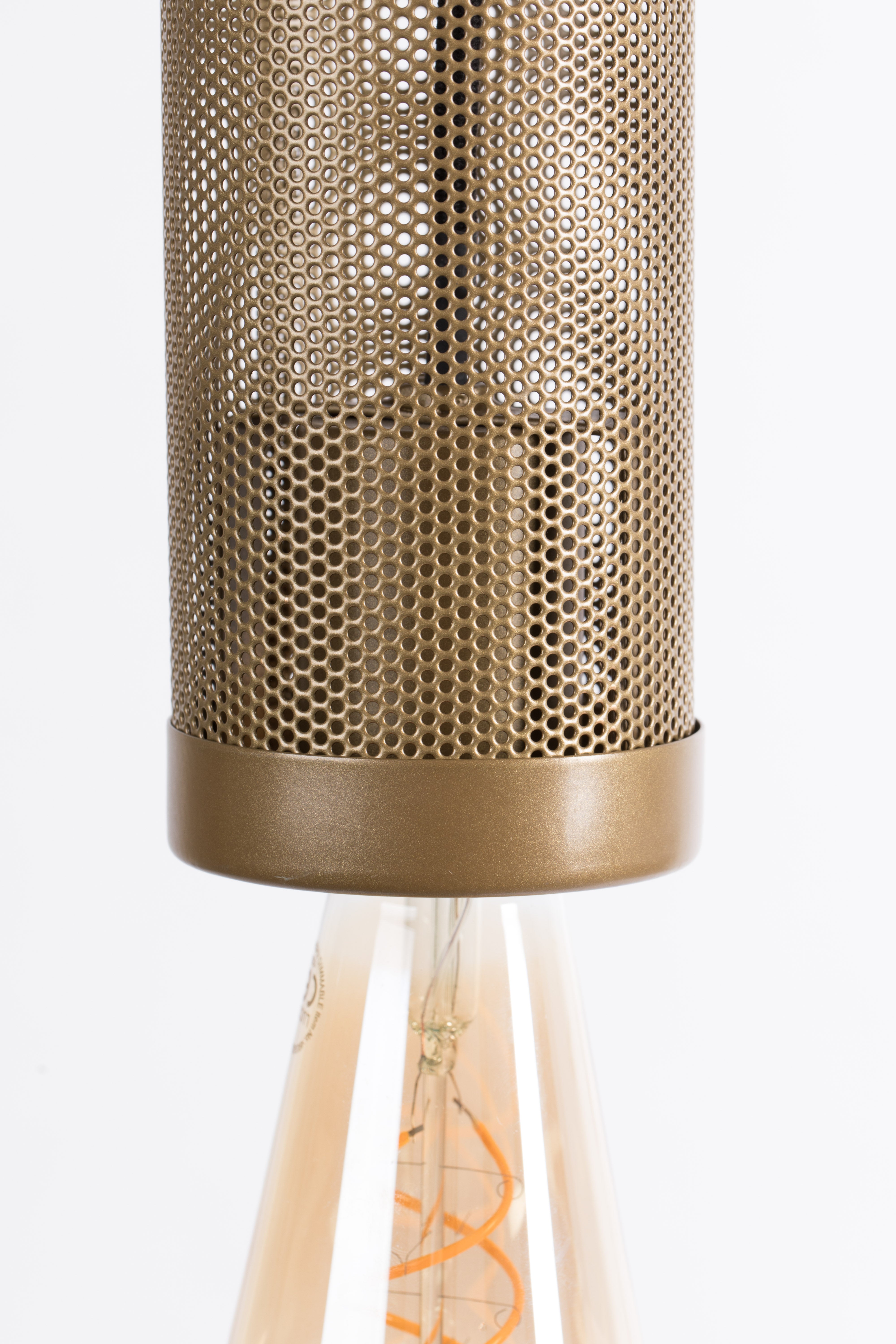 Bold Monkey Sweet Mesh Gold Pendant Light Medium